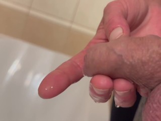 Hold his uncut Dick when he Pee on my fingers Compilation