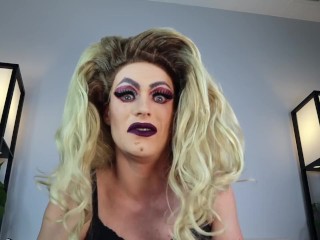 Cum Covered Sissy is Exposed ft Trans Femdom