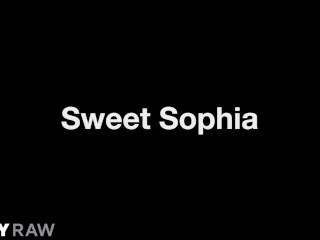 TUSHYRAW Sweet Sophia gets her tight little ass fucked hard