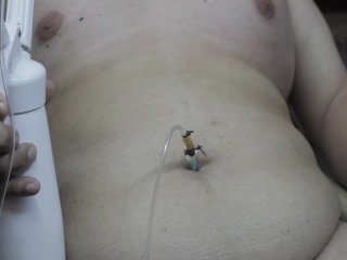 Navel inflation part 1. Just like an enema, but in my navel