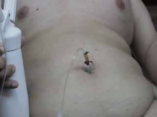 Navel inflation part 1. Just like an enema, but in my navel