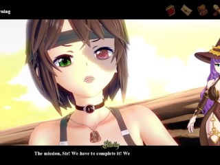 Commander Mancer fucks her new recruit in Corrupted Kingdom / Part 20 / VTuber