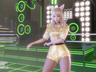 [MMD] T-ARA - Sugar Free Ahri Seraphine Akali Sexy Hot Kpop Dance League Of Legends 4K Uncensored