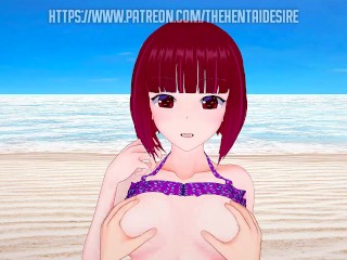 FUCKING KANA ARIMA AT THE BEACH 😘 OSHI NO KO HENTAI