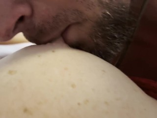 NIBBLE NIBBLE BITE BITE STIMULATE MY NIPPLE ALL DAY ALL NIGHT 👅💋👅💋