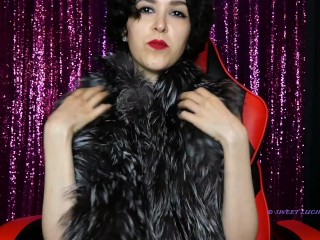Goddess in fur - sensual domination findom italian mistress padrona italiana pelliccia dominatrix