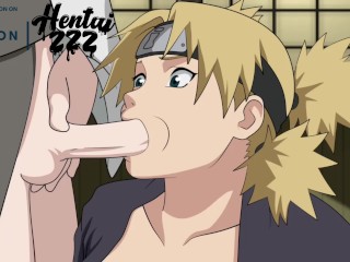 NARUTO TEMARI HENTAI SUCKS NEJI'S COCK