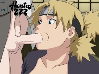 NARUTO TEMARI HENTAI SUCKS NEJI'S COCK