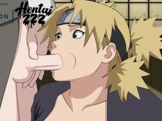 NARUTO TEMARI HENTAI SUCKS NEJI'S COCK