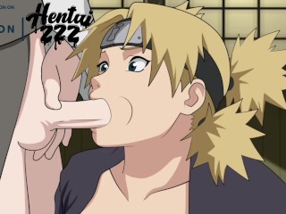 NARUTO TEMARI HENTAI SUCKS NEJI'S COCK