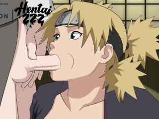 NARUTO TEMARI HENTAI SUCKS NEJI'S COCK