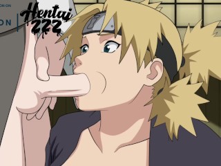 NARUTO TEMARI HENTAI SUCKS NEJI'S COCK