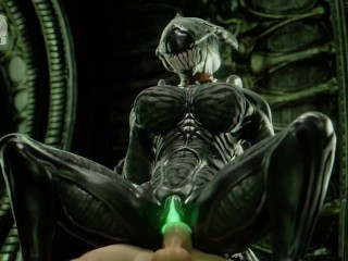 Exc3lla Alien Riding Big Dick