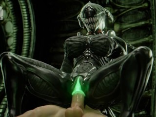 Exc3lla Alien Riding Big Dick