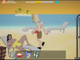 Fuckerman The Beach - My Complete Walkthrough Gameplay