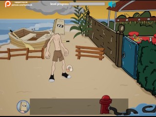 Fuckerman The Beach - My Complete Walkthrough Gameplay