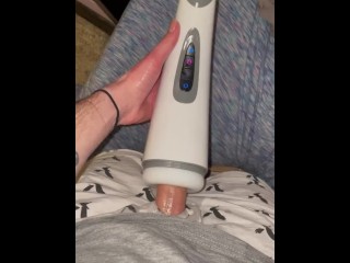 Hot Guys First Time using Blowjob Sex Toy