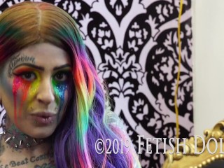 Fetish Dolly Crossdressing Rainbow Lesbian gay pride promo video CD Sissy M to F feminizing