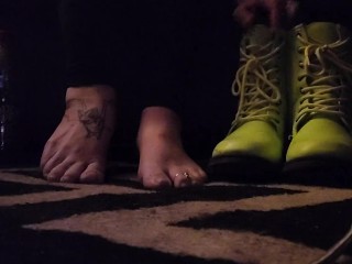 I let you smell my feet after my boots come off