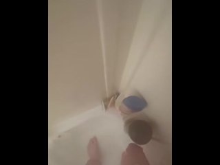 Jerking off in the Shower until I Cum in SLO MO