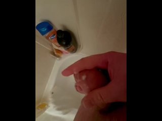 Jerking off in the Shower until I Cum in SLO MO