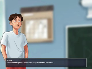 Summertime saga #22 - My sports teacher strips for me - Gameplay