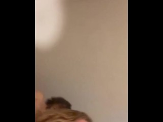 Blonde Chick Takes it Hard in Hotel