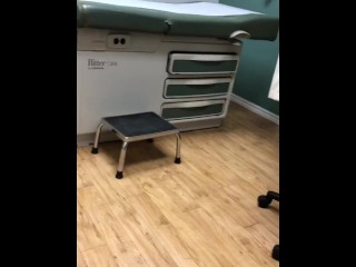 Almost busted masturbating in my Doctors office as I was awaiting to be seen by her today