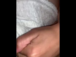 Diaper sex peeing on my man’s dick