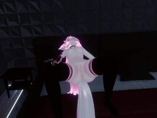 VRChat Girl Cute Moans until she cums with vibrator