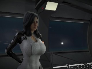 Futa Femshep teaches Jack and Miranda a lesson [Mass Effect]