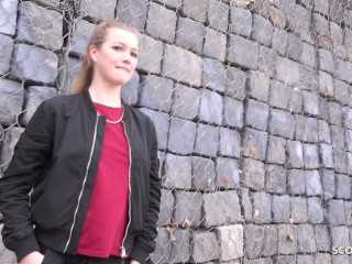 GERMAN SCOUT - PETITE TEEN OLIVIA SPARKLE (18) I Pickup for Casting Fuck by Big Dick ´