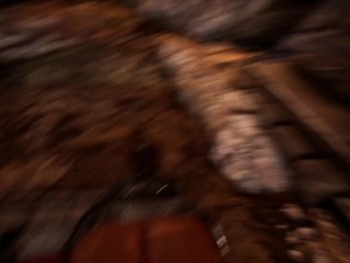 Moonlit Brothel Furry monster werewolf and beautiful girl sex in a cave