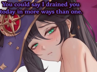 Hentai JOI TEASER - Mona Drains Your Wallet... and Your Balls [Genshin Impact] (Multiple Endings)