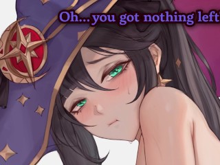 Hentai JOI TEASER - Mona Drains Your Wallet... and Your Balls [Genshin Impact] (Multiple Endings)