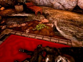 Moonlit Brothel Furry monster werewolf blowjob for hairy monster