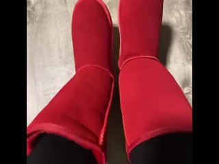 My feet in uggs