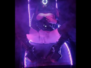 Virtual girl Proxxy masturbating