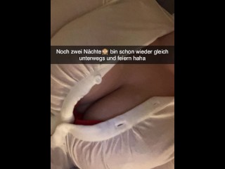 Girlfriend wants to cheat on vacation Snapchat Cuckold German