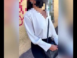 Sexo por DINERO! Le ofrezco DINERO a SEÑORA Mexicana Sumisa que Estaba Esperando su Camión VOL #2