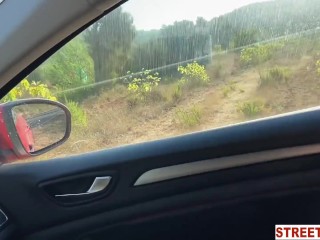 StreetFuck - Emelie Crystal Wants Public Fuck in the Spanish Hillsides