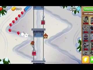 Bloons get fucked in the snow on hard