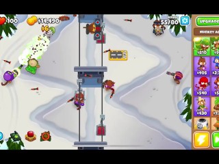 Bloons get fucked in the snow on hard