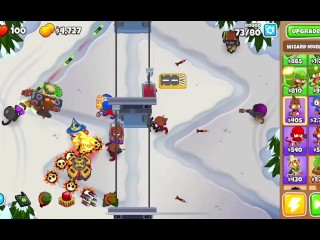 Bloons get fucked in the snow on hard