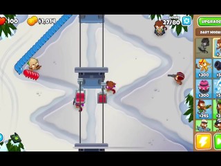 Bloons get fucked in the snow on hard