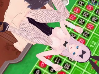 Chika Fujiwara and I have intense sex in the casino. - Kaguya-sama Love Is War Hentai