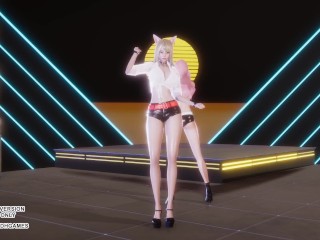 [MMD] GIRL CRUSH - Oppa, Do you Trust Me Sexy Kpop Dance Ahri Seraphine 4K Leauge Of Legends Hentai