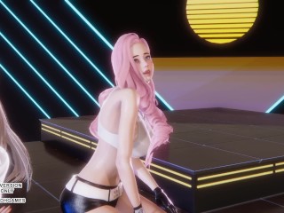 [MMD] GIRL CRUSH - Oppa, Do you Trust Me Sexy Kpop Dance Ahri Seraphine 4K Leauge Of Legends Hentai