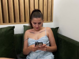 She Was Dumped By Her BF And She Is Already Calling Her Friend To Fuck