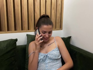 She Was Dumped By Her BF And She Is Already Calling Her Friend To Fuck